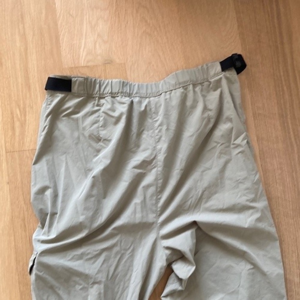 Exofficio Men’s Light Khaki Travel Pants with Black Waist Tabs